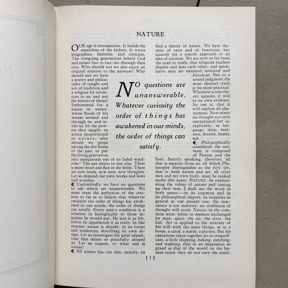 1930 Collected Writings of Emerson Concord MA Nature Eros Poetry 2 Volumes - Picture 7 of 16